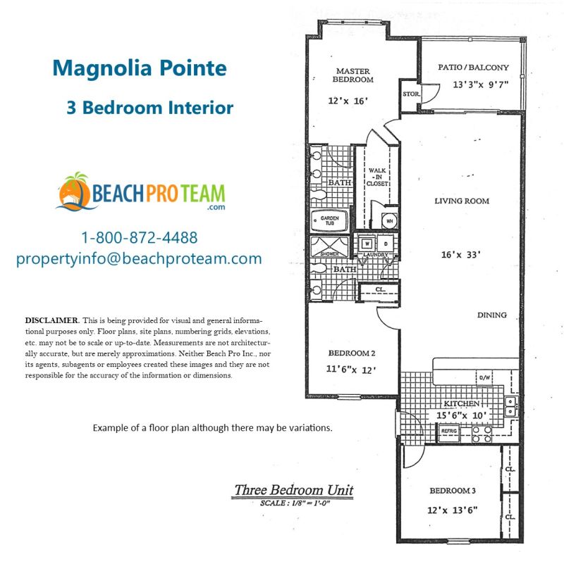 	Magnolia Pointe 3 Bedroom - End Unit